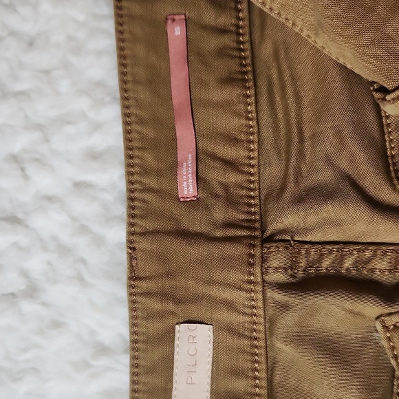 New Anthropologie Pilcro The Wanderer  Low Rise Pants Sz 25 Khaki/Sand - Picture 10 of 16
